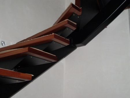 Escalier limon central