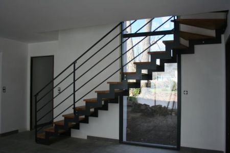 Escalier limon dcoup